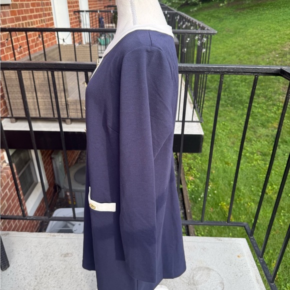 NWT Lilly Pulitzer Kennedy Classic Shift Dress True Navy Size XL - Picture 4 of 13